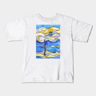 In The Clouds Kids T-Shirt